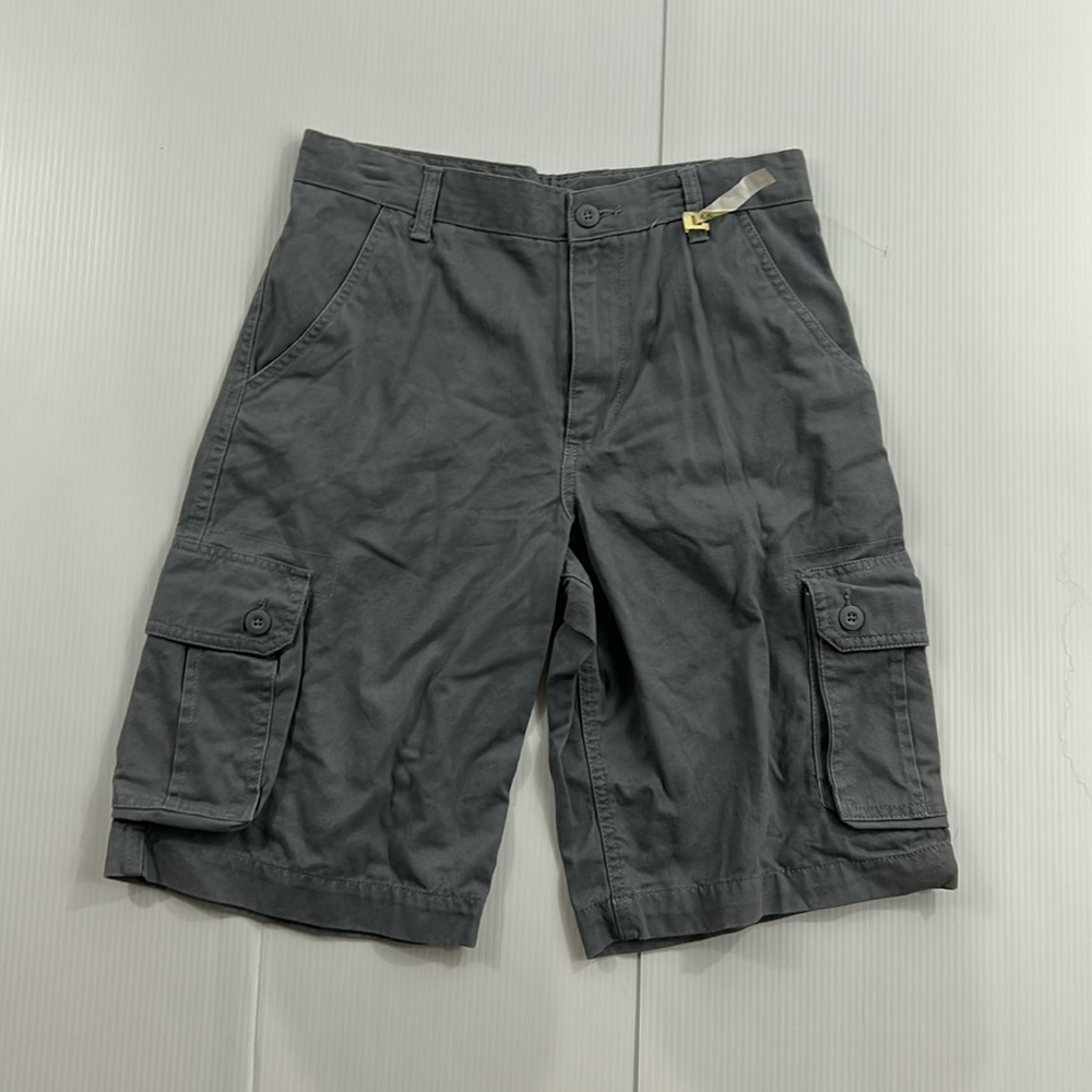 285. NWOT Faded Glory Boys Charcoal Cargo Shorts (18)